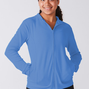 Studio Essentials Ladies Economy Cotton/Spandex Yoga Jacket