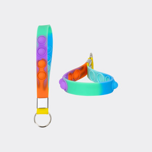 Push Pop Stress Reliever Keychain