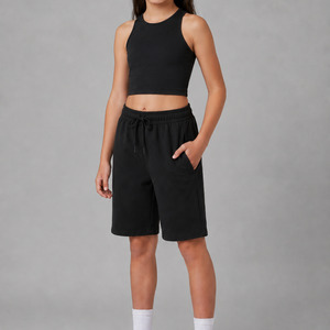 Studio Essentials Unisex Long Length Fleece Shorts