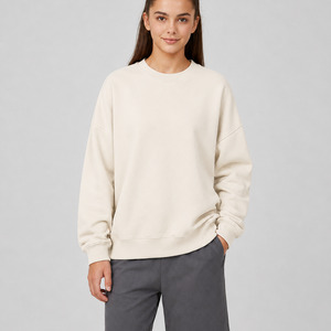 Studio Essentials Oversized Drop Shoulder Crewneck