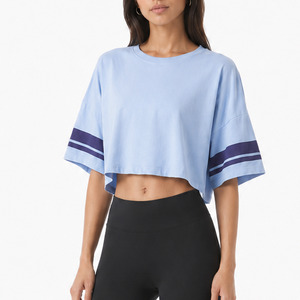 SLX Striped Crop  Youth & Adult  T-Shirt