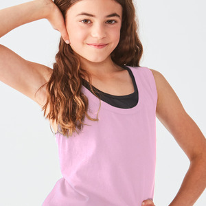 Studio Essentials Girls Fine Jersey Tank